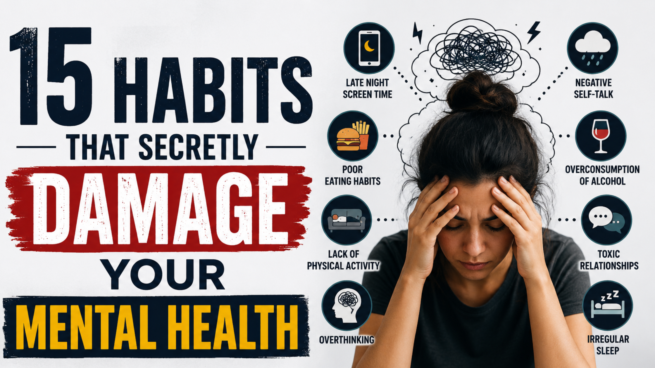 15 Habits That Secretly Damage Your Mental Health