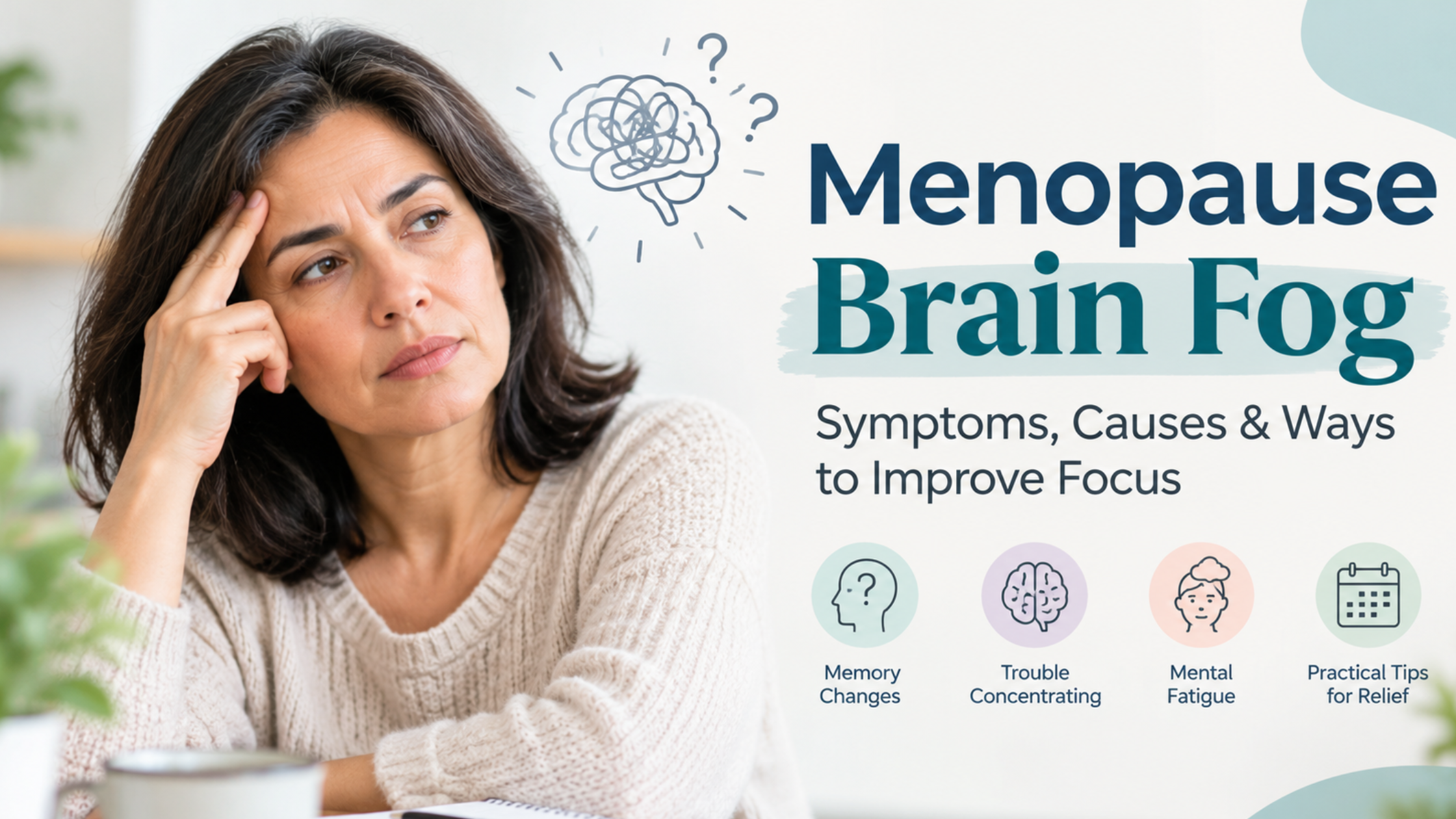 Menopause Brain Fog: Symptoms, Causes & Ways to Improve Focus