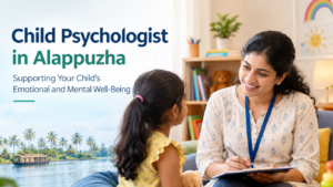 Child psychologist in Alappuzha providing emotional support to a child