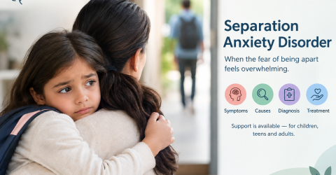 Separation anxiety disorder in children and adults