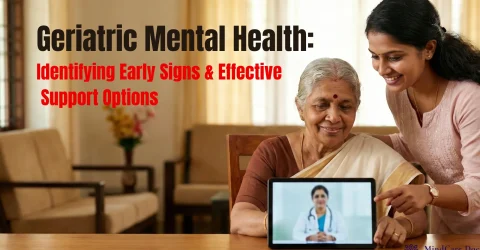 Early signs of geriatric mental health issues and professional support for seniors