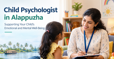 Child psychologist in Alappuzha providing emotional support to a child